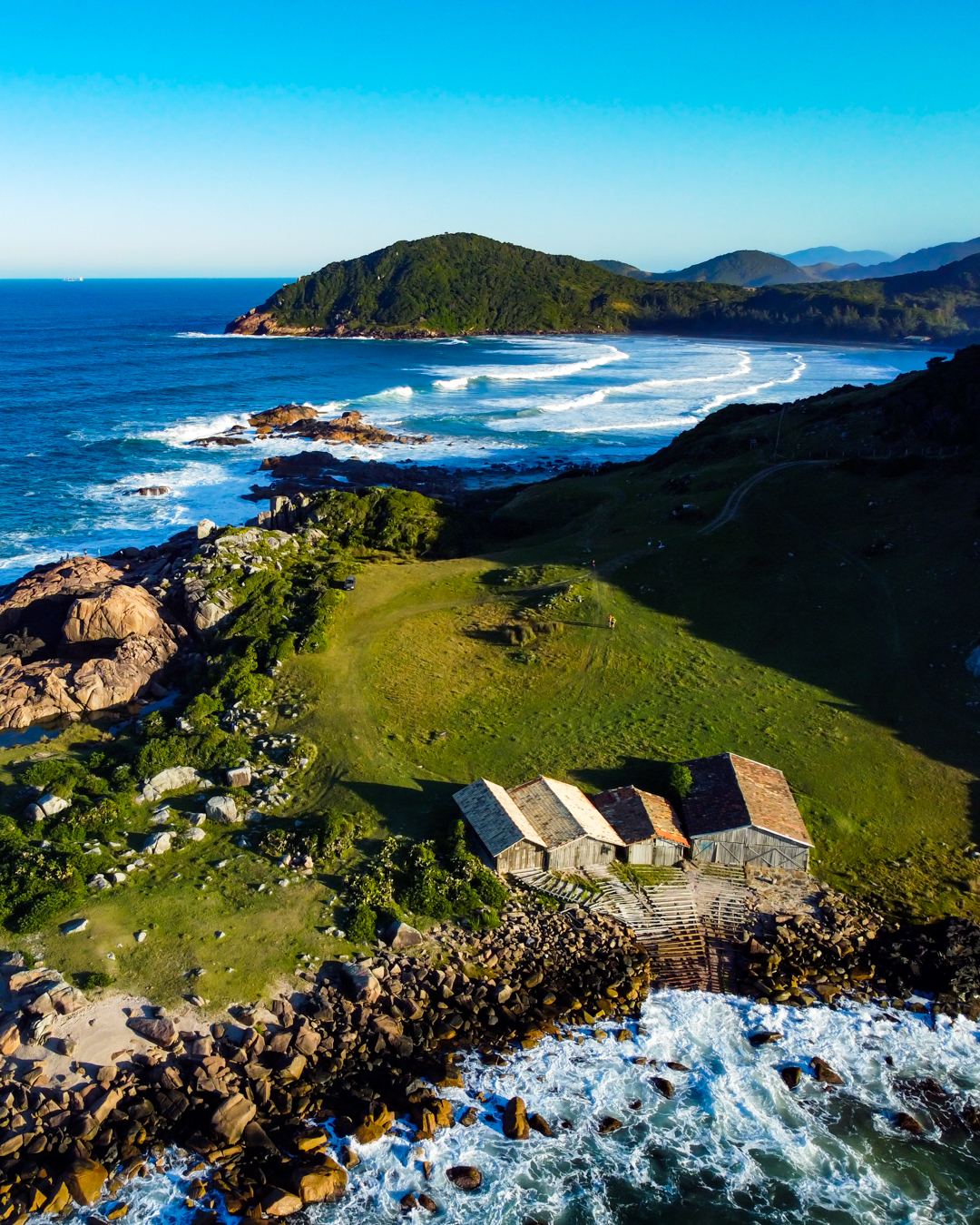 Paisaje de Praia do Rosa